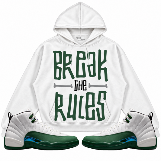 Rebranded Studios apparel — front styled with matching sneakers