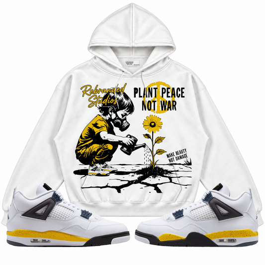 Rebranded Studios apparel — front styled with matching sneakers