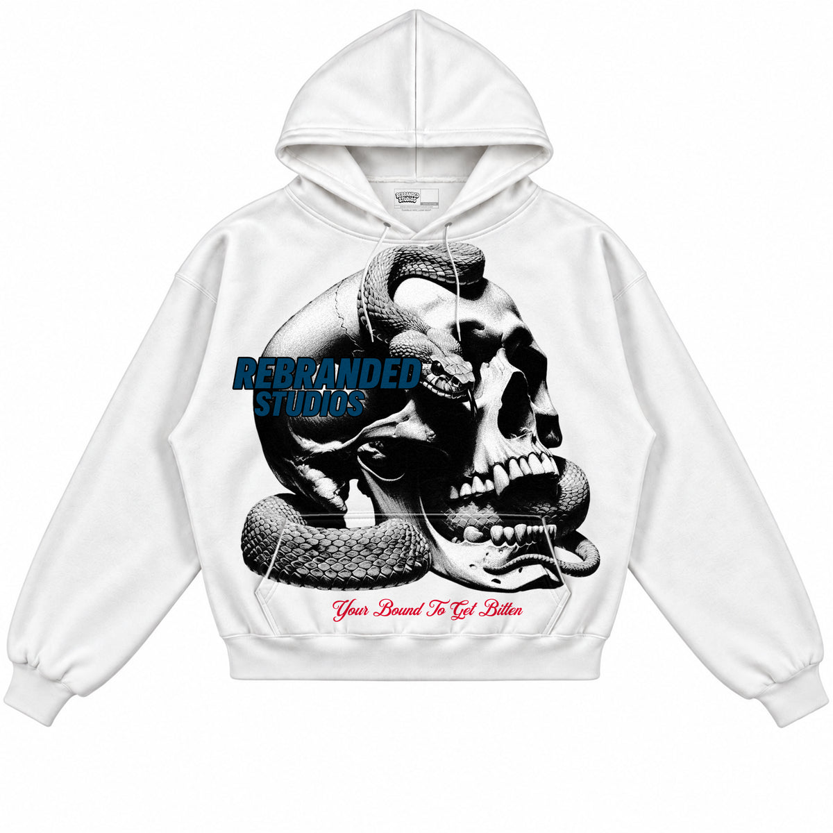 Rebranded Studios apparel — front without sneakers