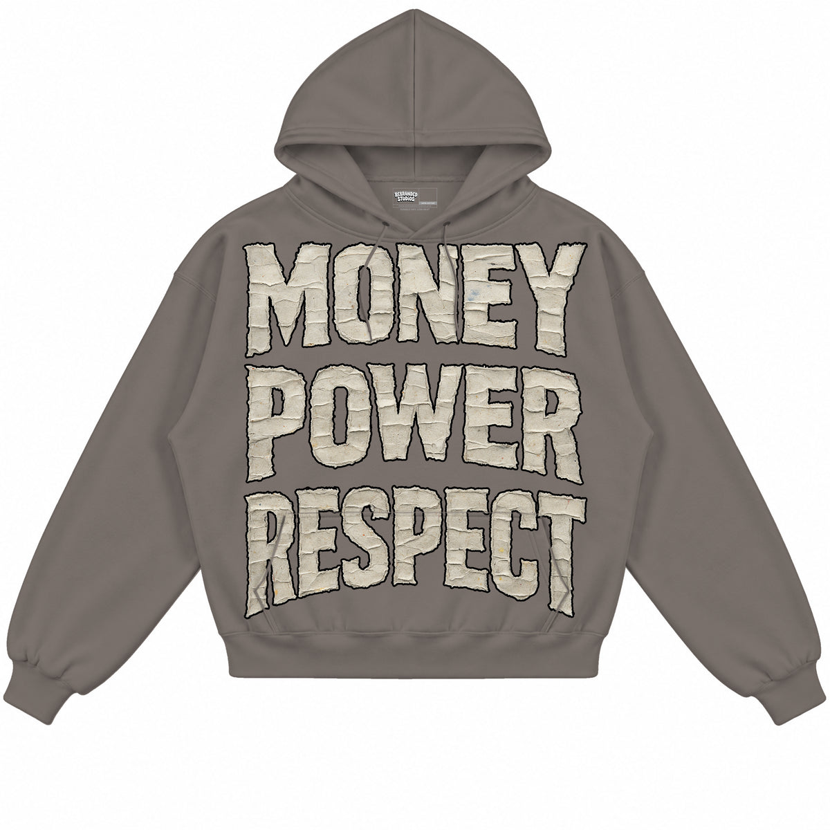 Rebranded Studios apparel — front without sneakers