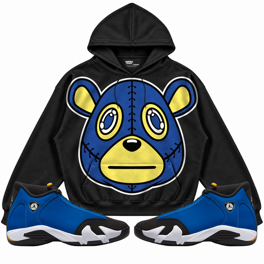 Rebranded Studios apparel — front styled with matching sneakers