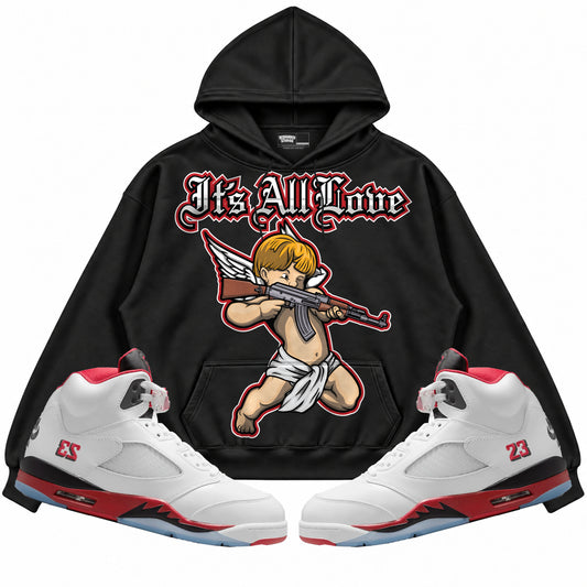 Rebranded Studios apparel — front styled with matching sneakers