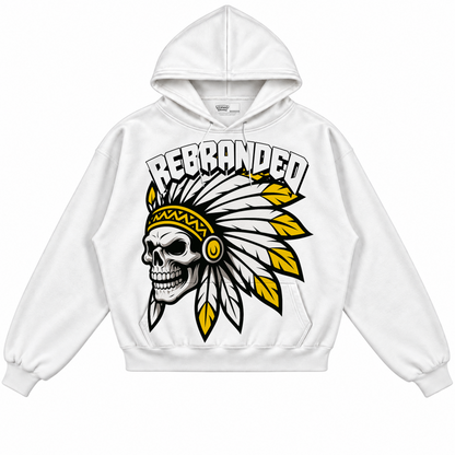 Rebranded Studios apparel — front without sneakers