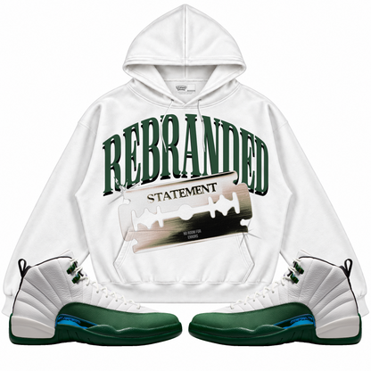 Rebranded Studios apparel — front styled with matching sneakers