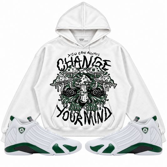 Rebranded Studios apparel — front styled with matching sneakers
