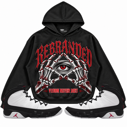 Rebranded Studios apparel — front styled with matching sneakers