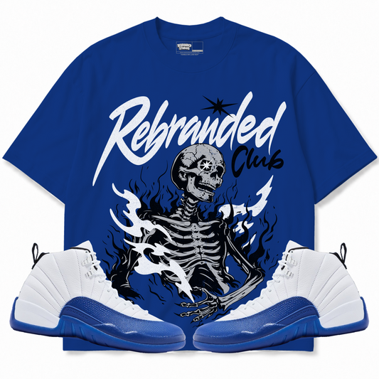 Rebranded Studios apparel — front styled with matching sneakers