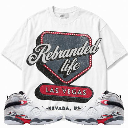 Rebranded Studios apparel — front styled with matching sneakers