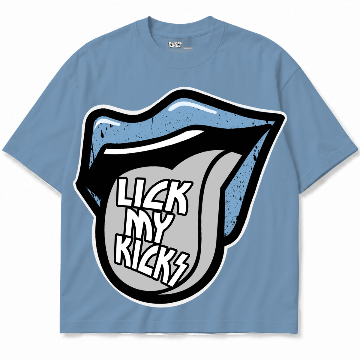 Rebranded Studios apparel — front without sneakers