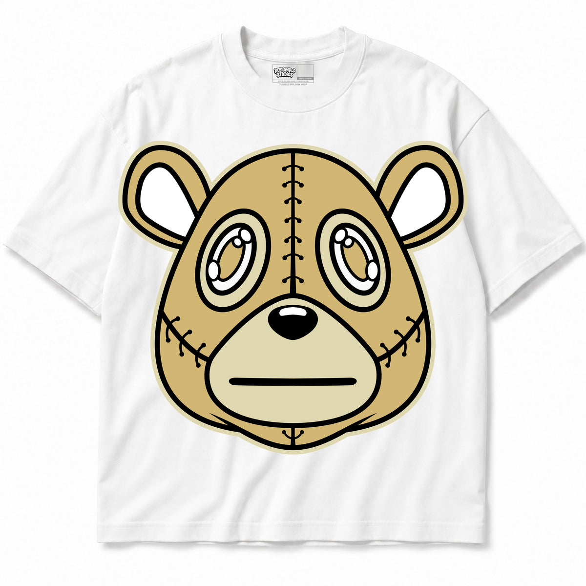 Rebranded Studios apparel — front without sneakers