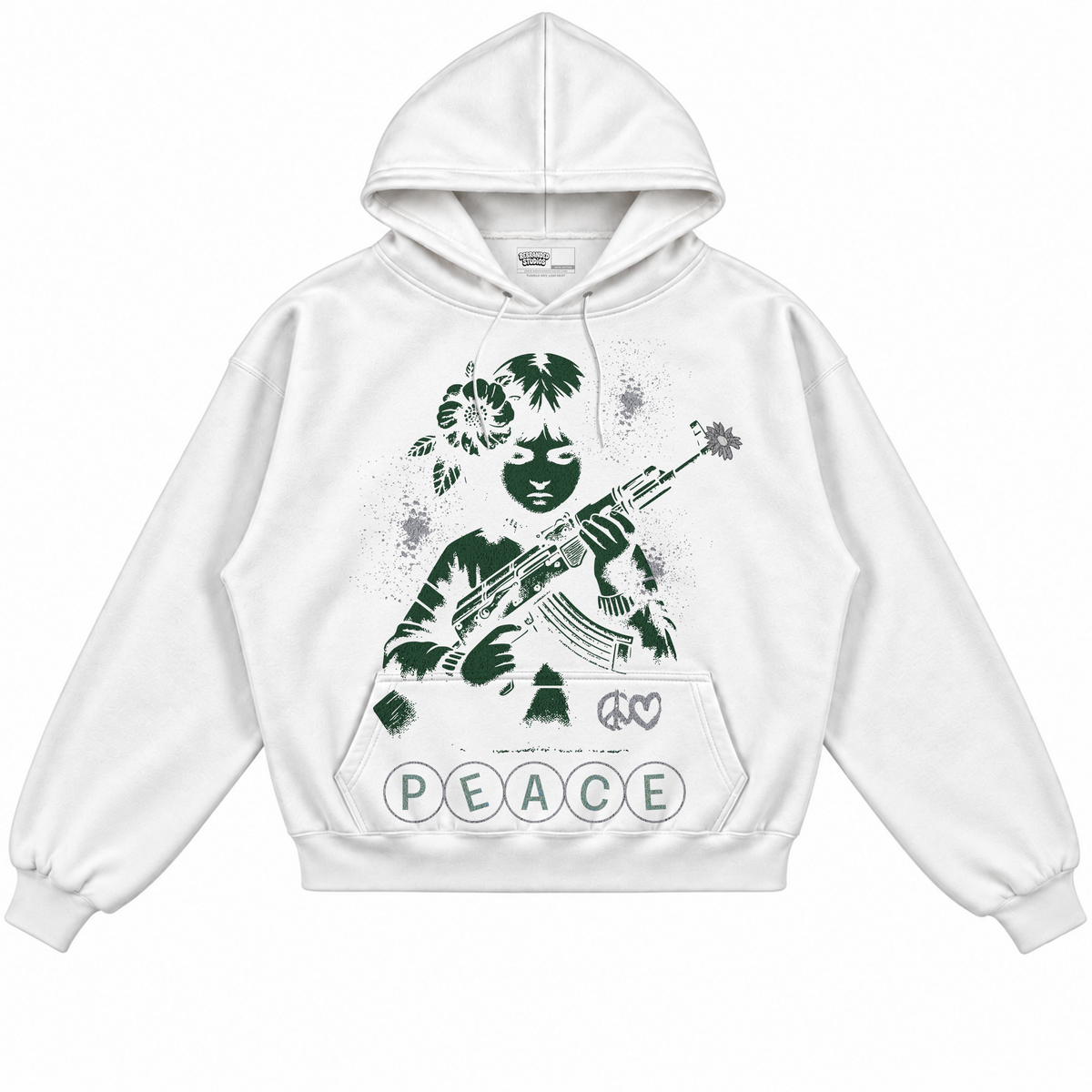 Rebranded Studios apparel — front without sneakers