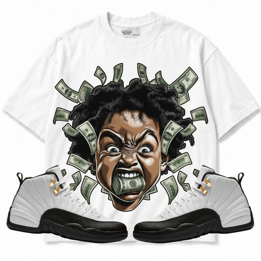 Rebranded Studios apparel — front styled with matching sneakers