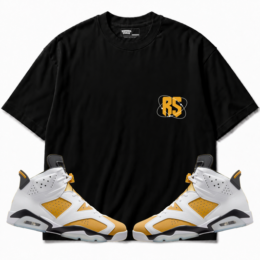 Rebranded Studios apparel — front styled with matching sneakers