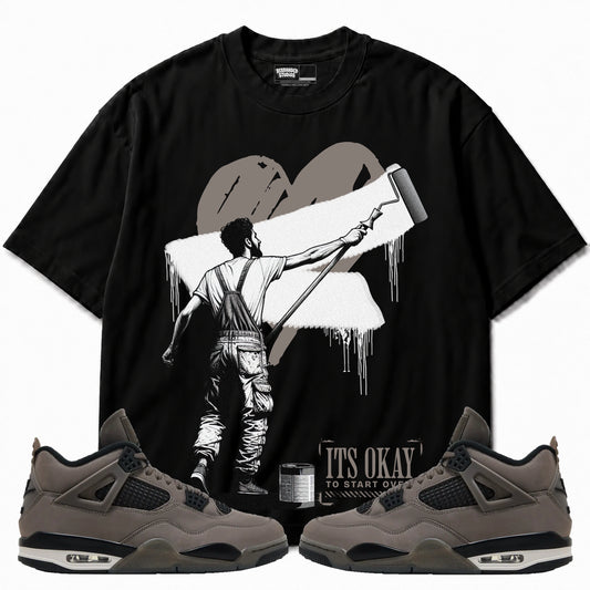 Rebranded Studios apparel — front styled with matching sneakers