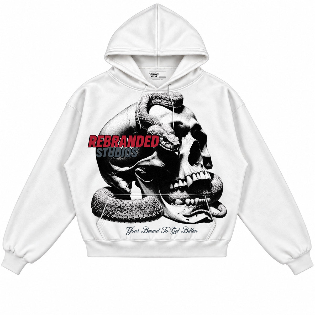 Rebranded Studios apparel — front without sneakers