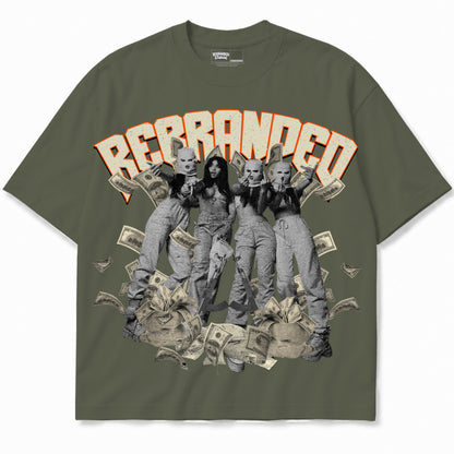 Rebranded Studios apparel — front without sneakers