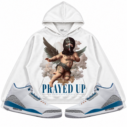 Rebranded Studios apparel — front styled with matching sneakers