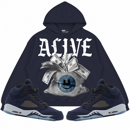 Rebranded Studios apparel — front styled with matching sneakers