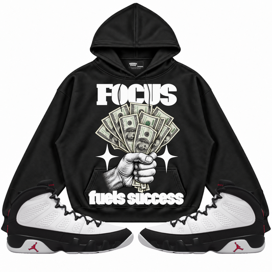 Rebranded Studios apparel — front styled with matching sneakers