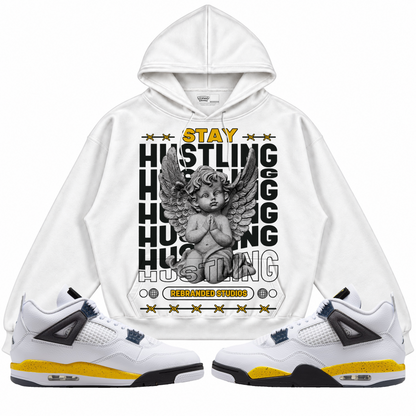 Rebranded Studios apparel — front styled with matching sneakers