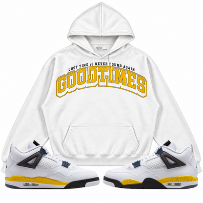 Rebranded Studios apparel — front styled with matching sneakers