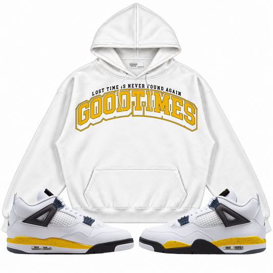 Rebranded Studios apparel — front styled with matching sneakers