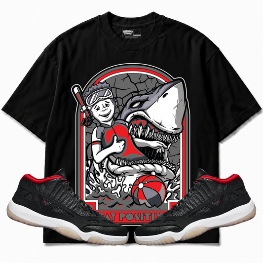 Rebranded Studios apparel — front styled with matching sneakers