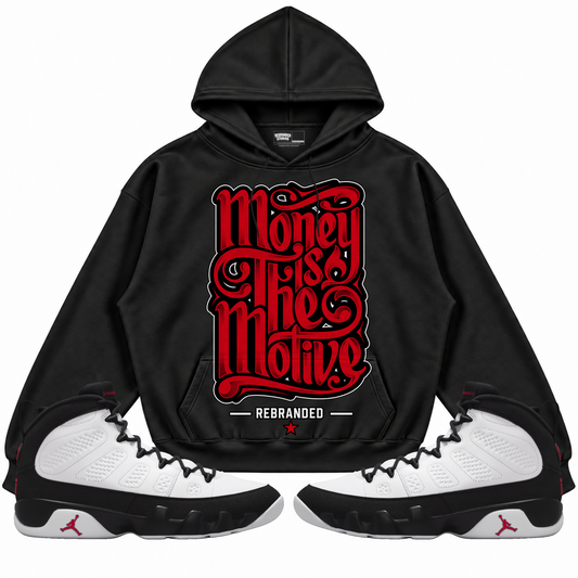Rebranded Studios apparel — front styled with matching sneakers
