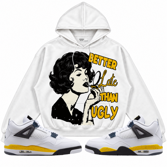 Rebranded Studios apparel — front styled with matching sneakers