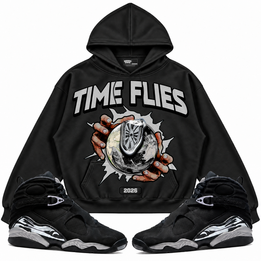 Rebranded Studios apparel — front styled with matching sneakers