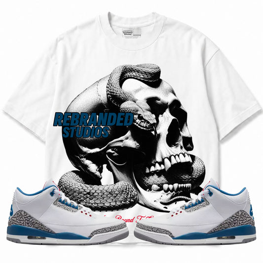 Rebranded Studios apparel — front styled with matching sneakers