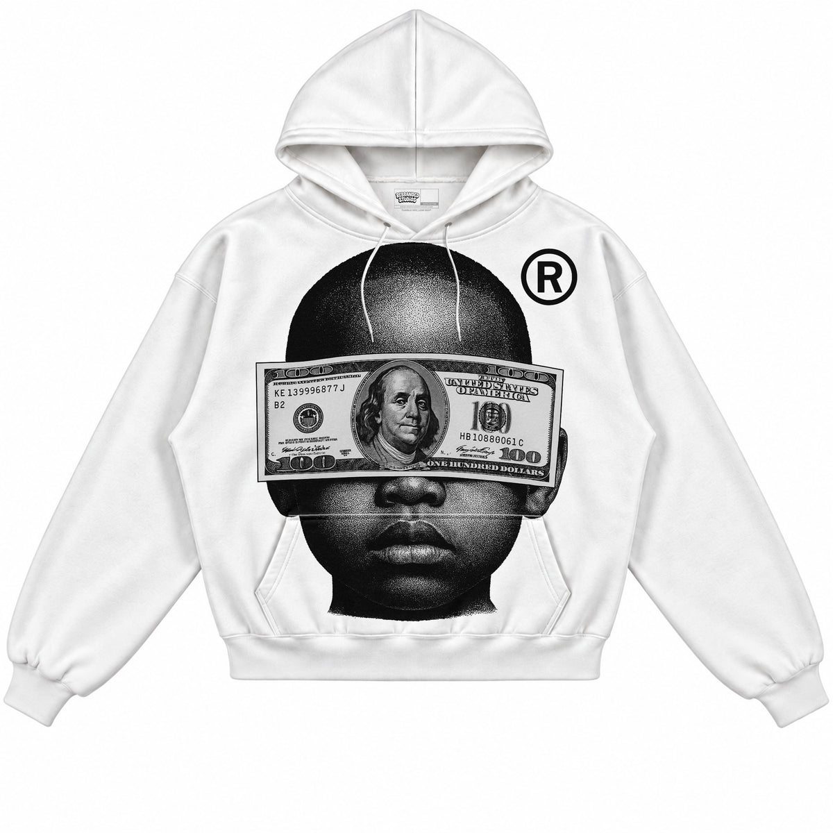 Rebranded Studios apparel — front without sneakers