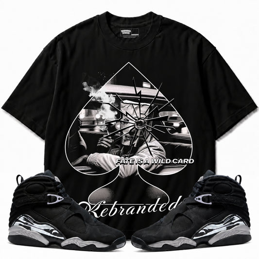 Rebranded Studios apparel — front styled with matching sneakers
