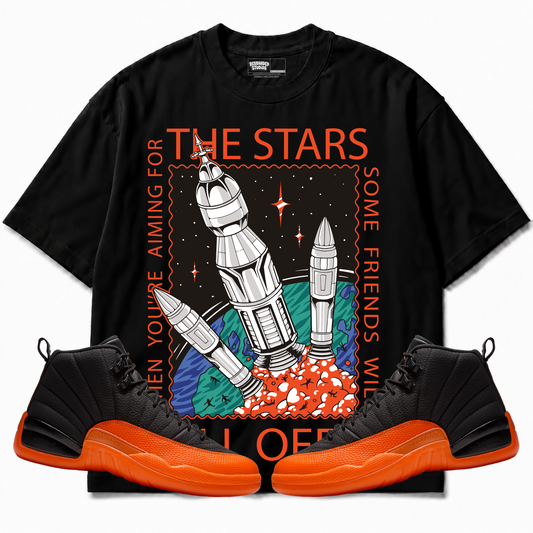 Rebranded Studios apparel — front styled with matching sneakers