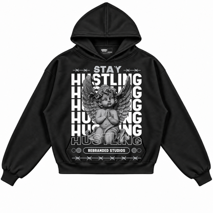 Rebranded Studios apparel — front without sneakers