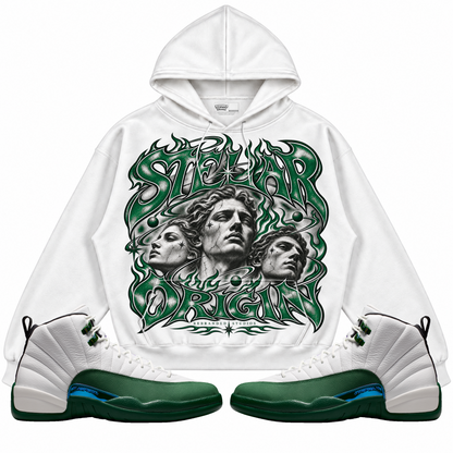 Rebranded Studios apparel — front styled with matching sneakers