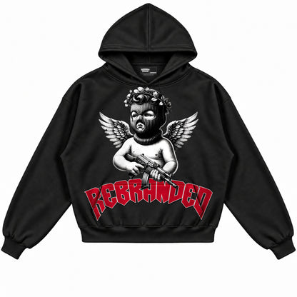 Rebranded Studios apparel — front without sneakers