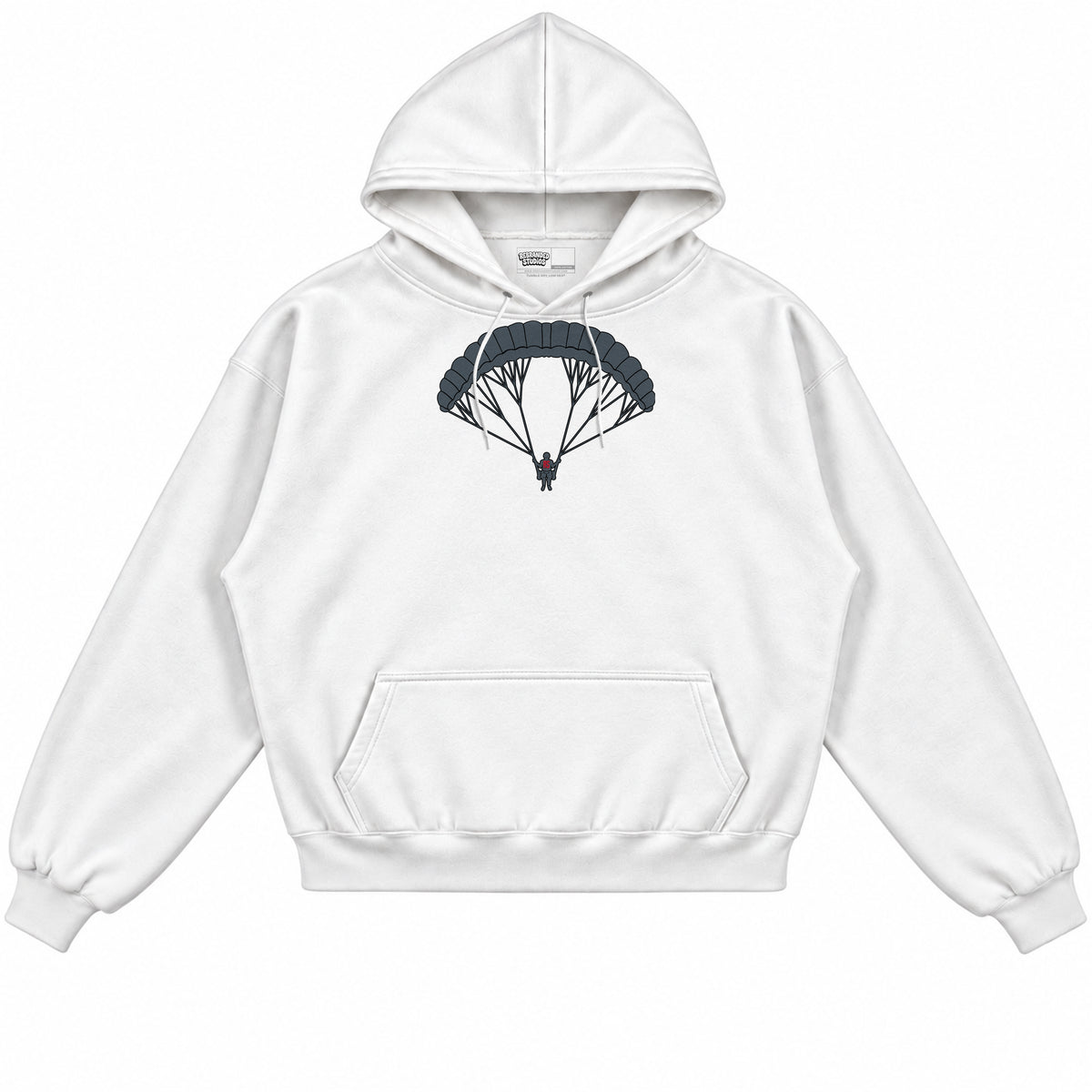 Rebranded Studios apparel — front without sneakers