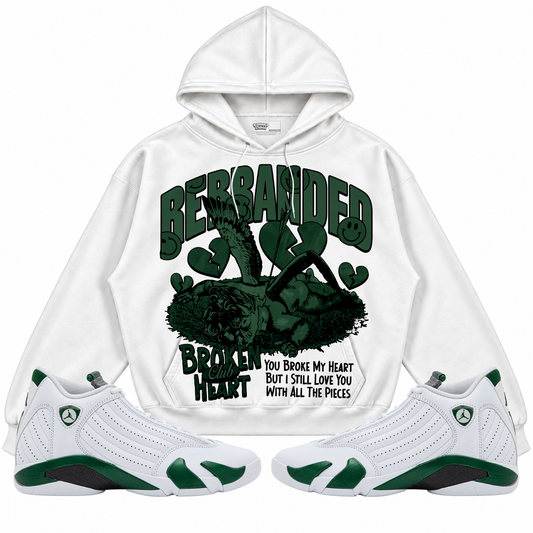 Rebranded Studios apparel — front styled with matching sneakers