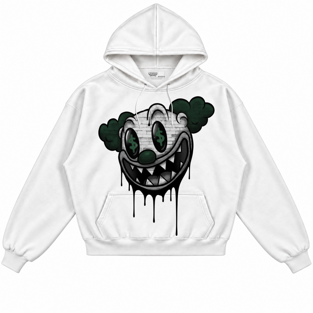 Rebranded Studios apparel — front without sneakers