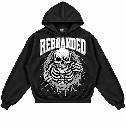 Rebranded Studios apparel — front without sneakers