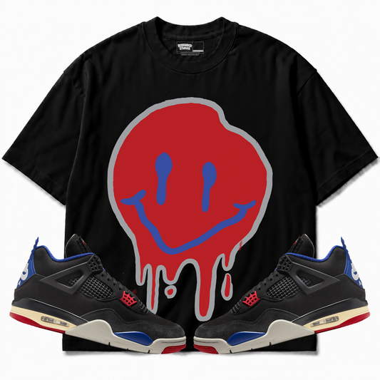 Rebranded Studios apparel — front styled with matching sneakers