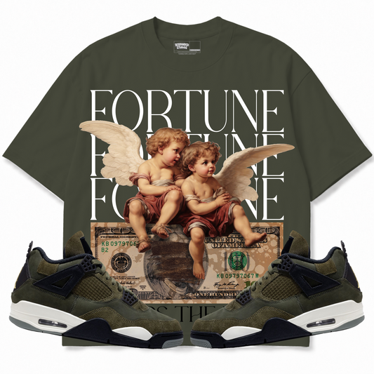 Rebranded Studios apparel — front styled with matching sneakers