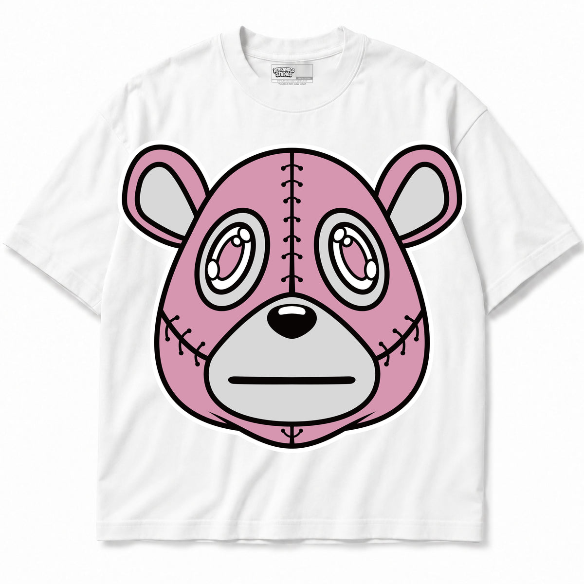 Rebranded Studios apparel — front without sneakers