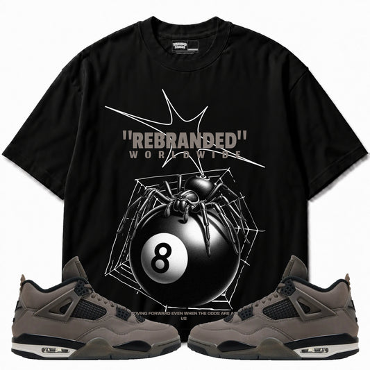 Rebranded Studios apparel — front styled with matching sneakers