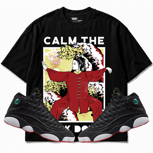 Rebranded Studios apparel — front styled with matching sneakers