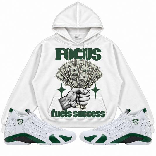 Rebranded Studios apparel — front styled with matching sneakers