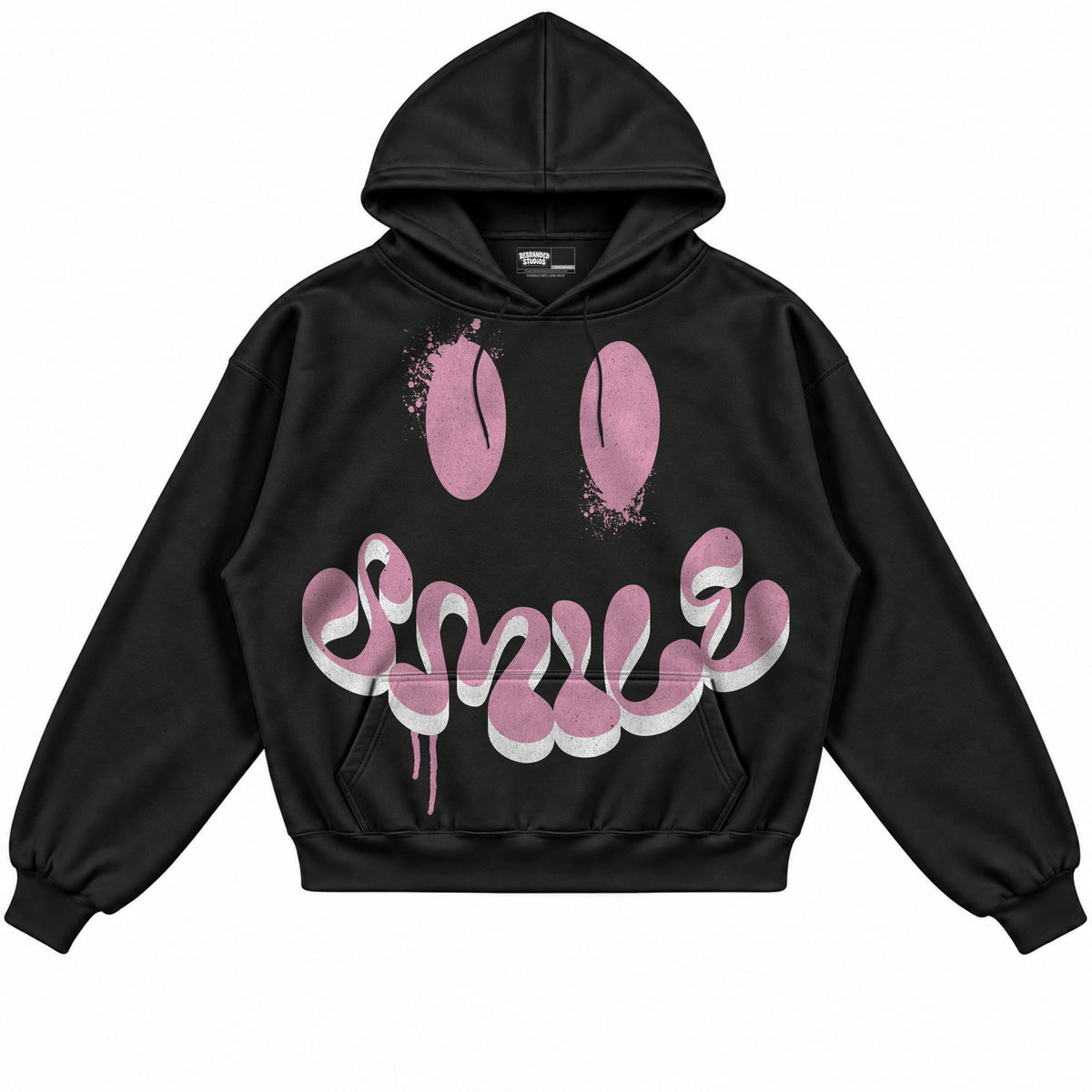 Rebranded Studios apparel — front without sneakers