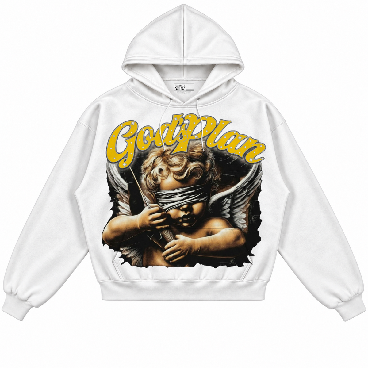 Rebranded Studios apparel — front without sneakers