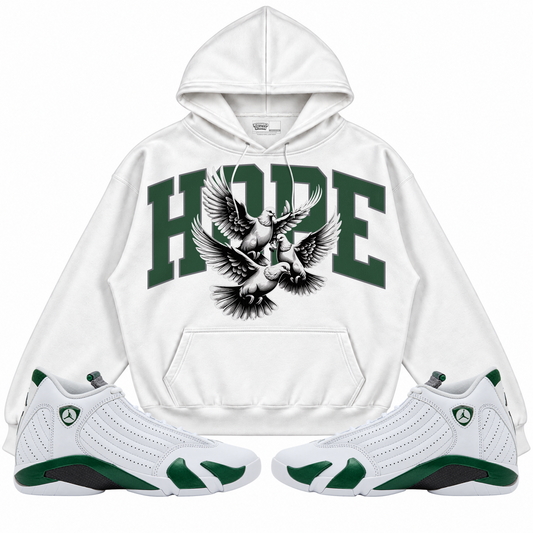 Rebranded Studios apparel — front styled with matching sneakers